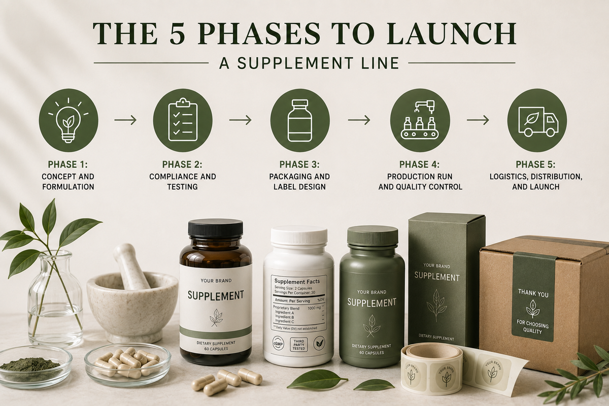 How Long Does It Take to Launch a Supplement Brand? A Realistic Timeline